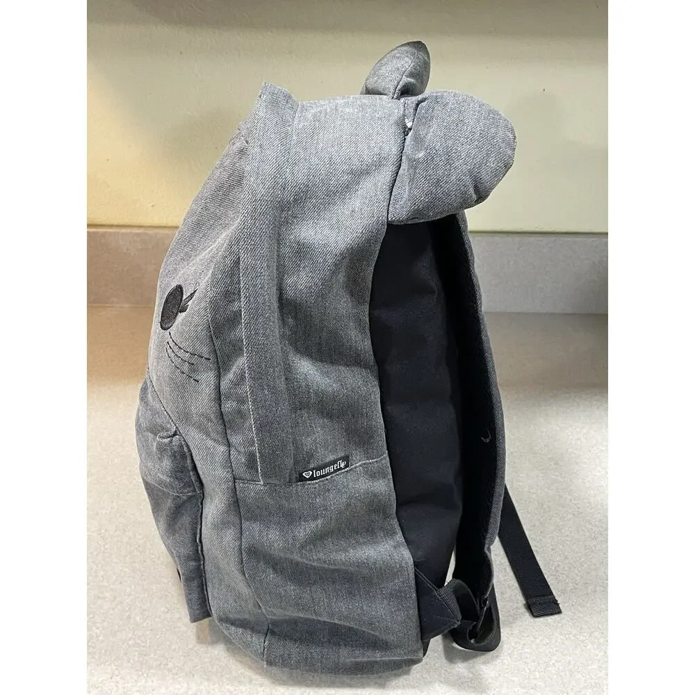 Loungefly Gray Kitty Ear Backpack